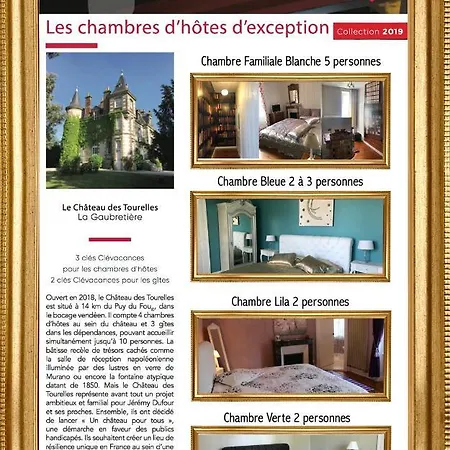 Le Chateau Des Tourelles En Vendee Bed & Breakfast La Gaubretiere