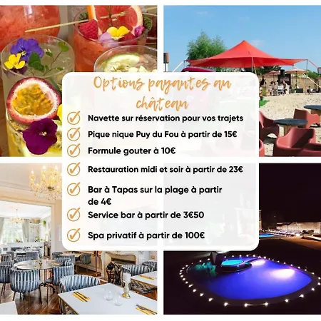 Le Château Des Tourelles En Vendée Couette-café La Gaubretiere