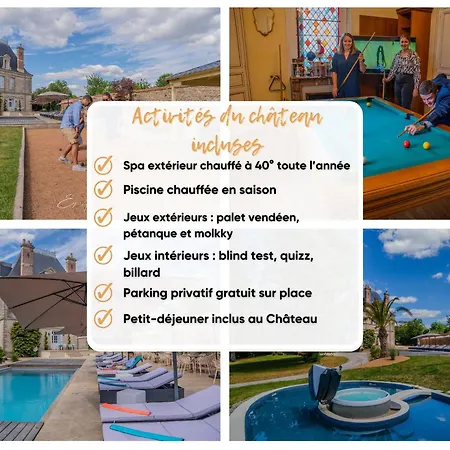 Bed & Breakfast Le Chateau Des Tourelles En Vendee