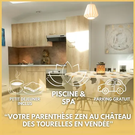 Le Chateau Des Tourelles En Vendee Bed & Breakfast La Gaubretiere