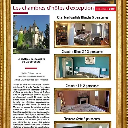 Le Chateau Des Tourelles En Vendee 3* La Gaubretiere